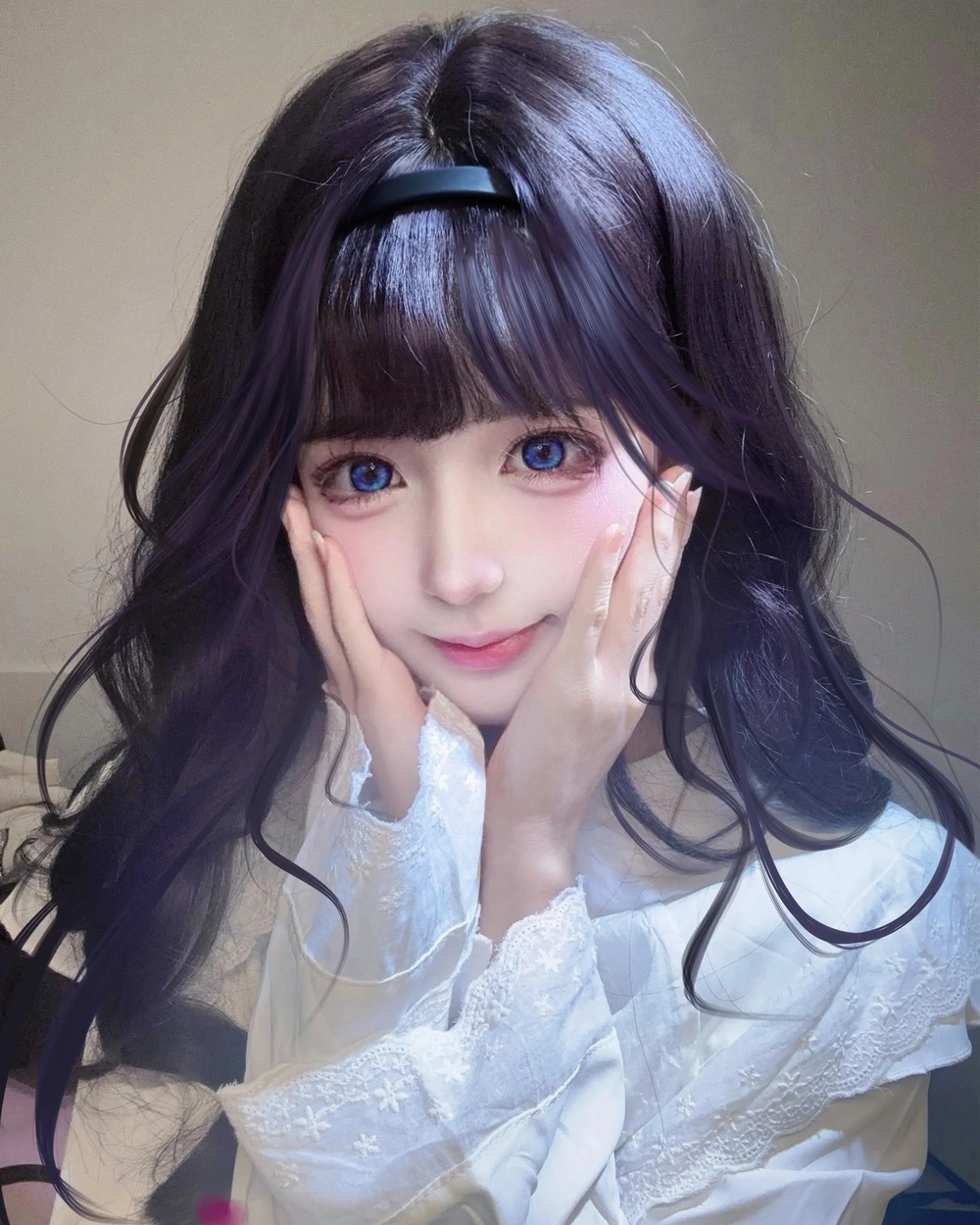 kaoruko waguri cosplay ảnh nền điện thoại