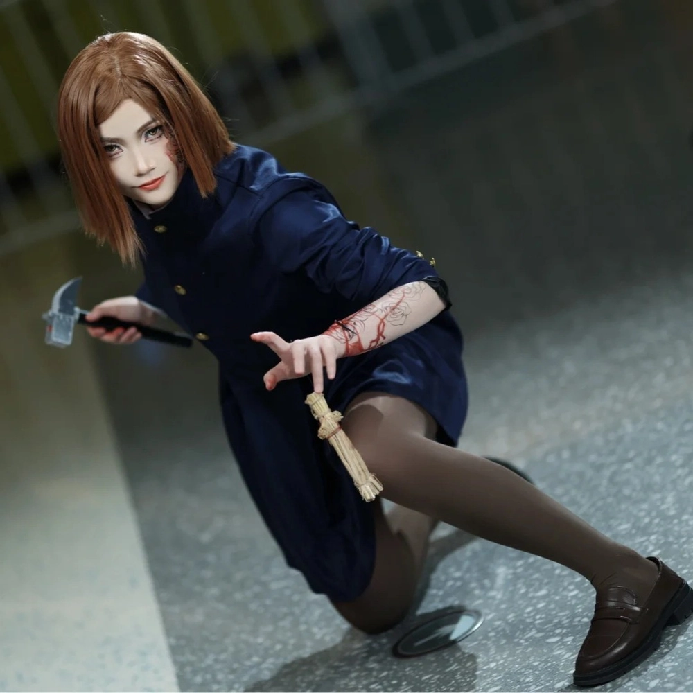 jujutsu nobara cosplay phiên bản thực