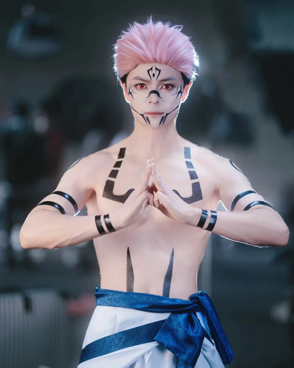 sukuna anime cosplay phong cách bá đạo