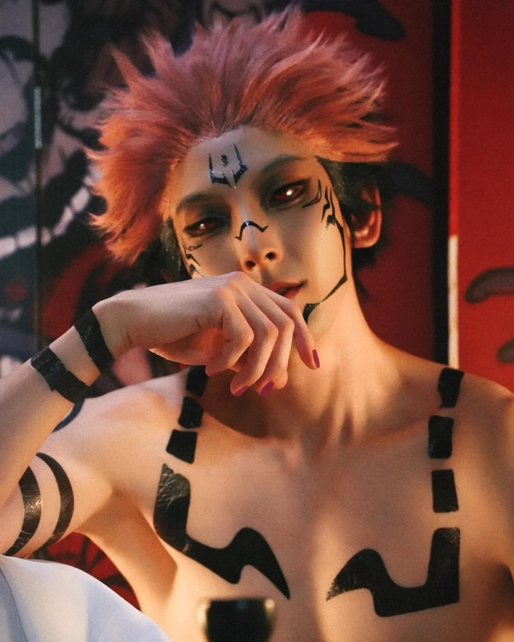 sukuna cosplay đẹp tự nhiên