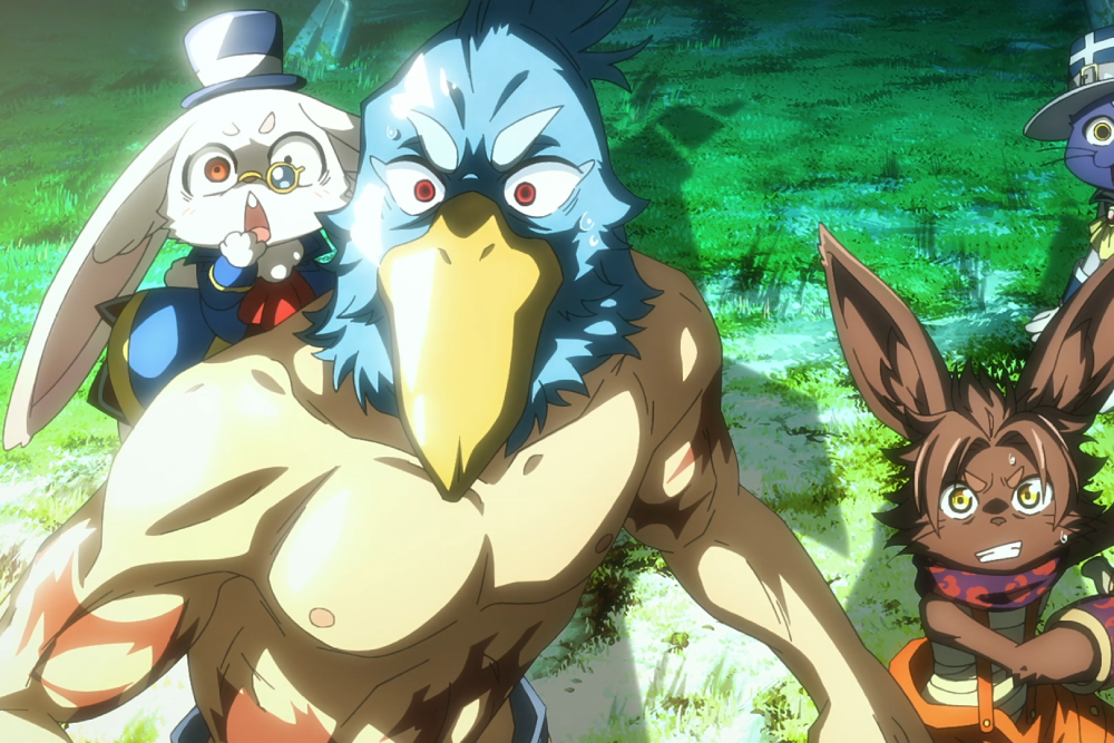 sunraku đang chiến đấu