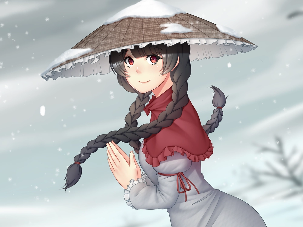 tuyết rơi anime cặp đôi