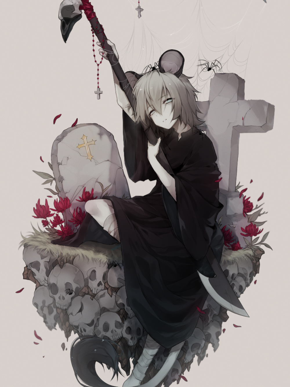 Anime hoa bỉ ngạn lung linh ánh sáng