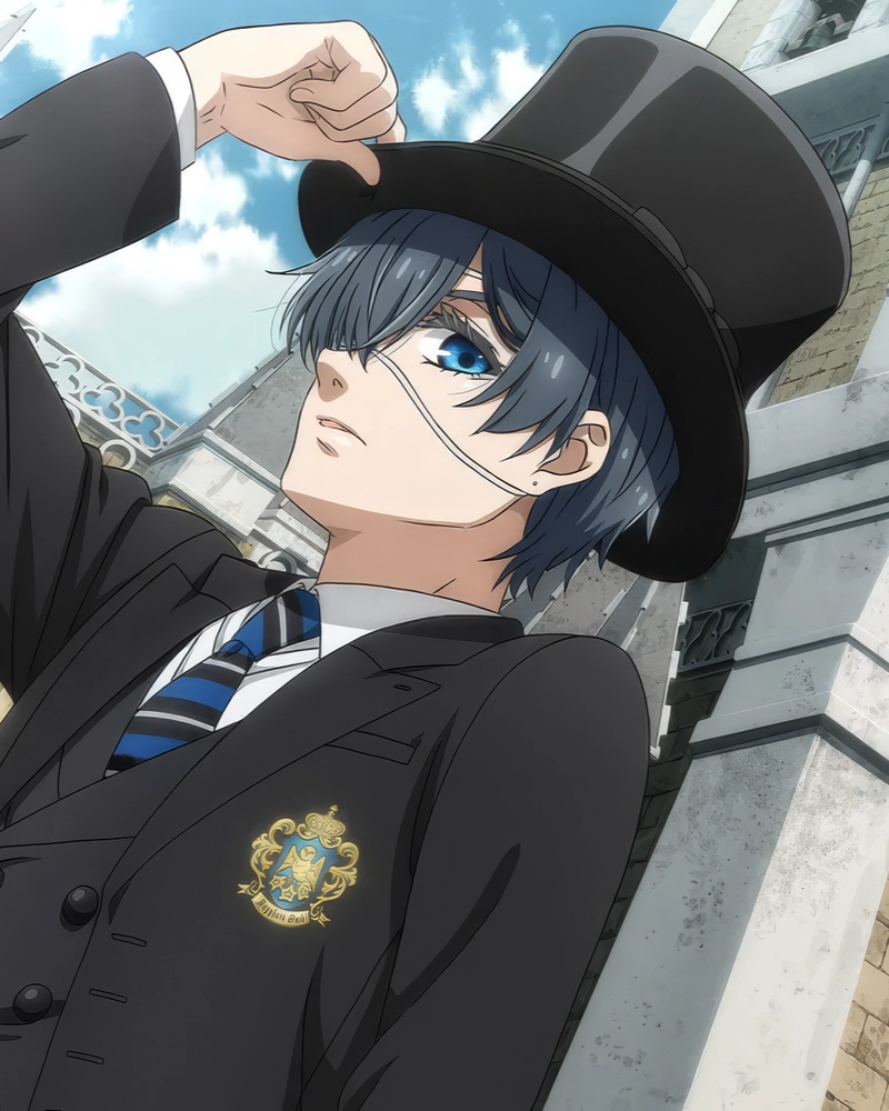 ảnh Ciel Black Butler ánh mắt sâu