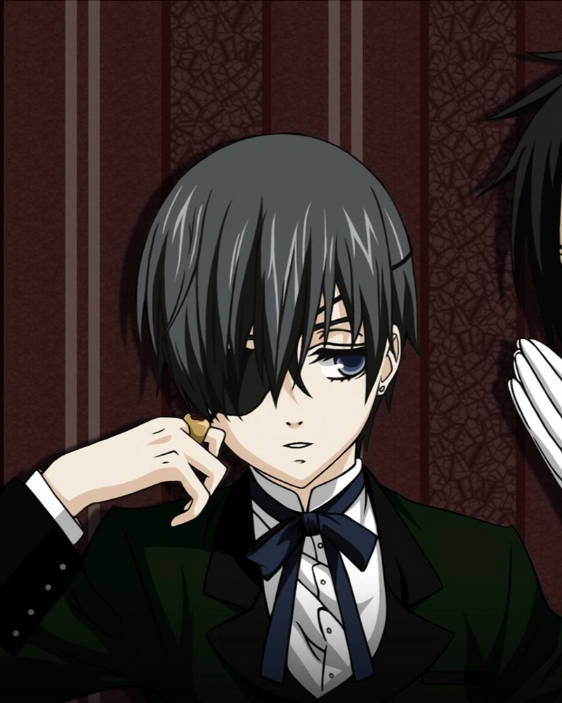 ảnh Ciel Black Butler nhìn thẳng