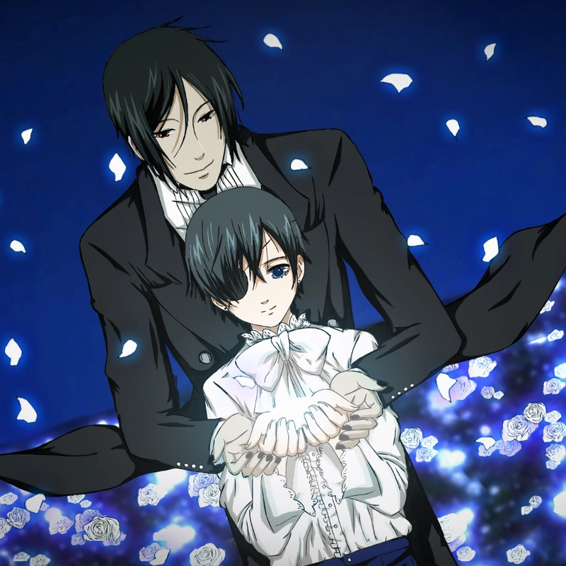 ảnh Ciel Black Butler trong lâu đài cổ