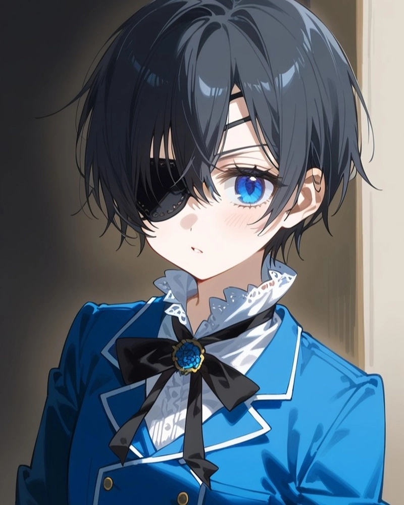 ảnh Ciel với biểu cảm buồn