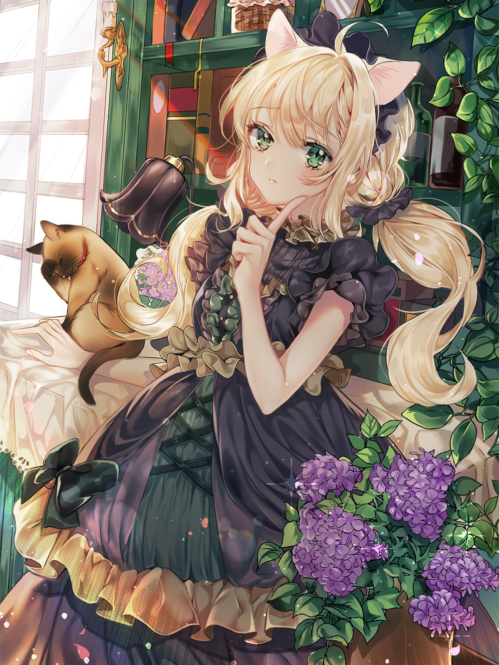 ảnh anime hoa cẩm tú cầu