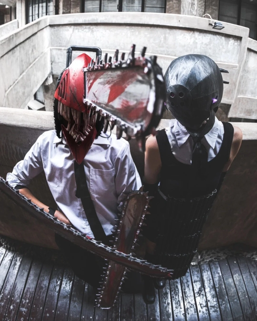 ảnh cosplay chainsaw man độc lạ