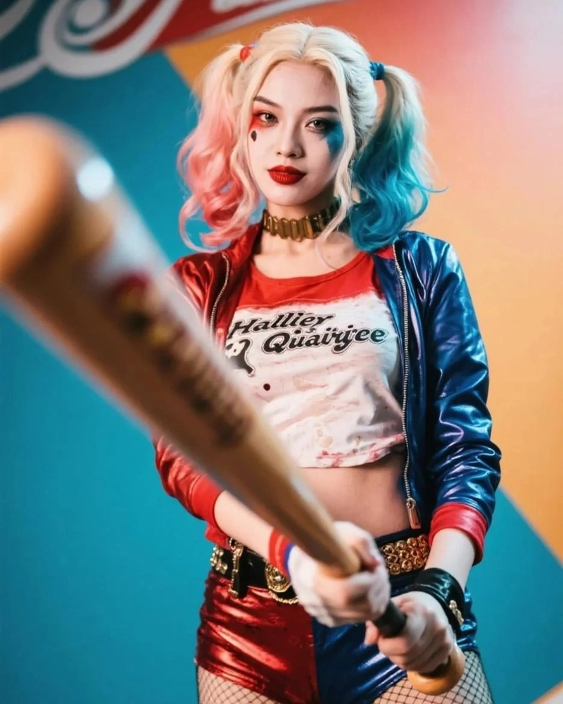ảnh cosplay harley quinn sống động