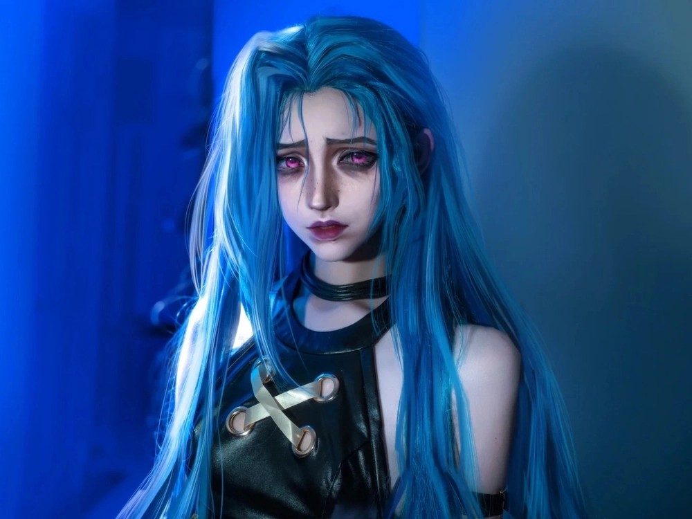 ảnh cosplay jinx trong game lol