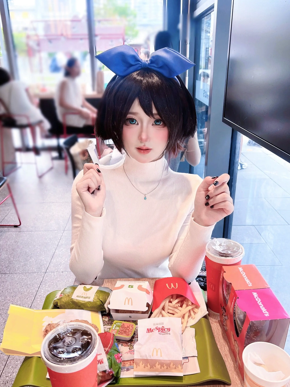 ảnh cosplay ruka sarashina ánh sáng đẹp