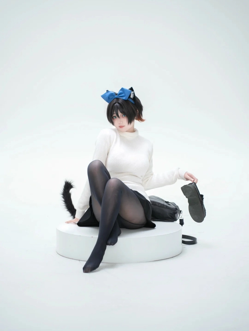 ảnh cosplay ruka sarashina nhìn nghiêng