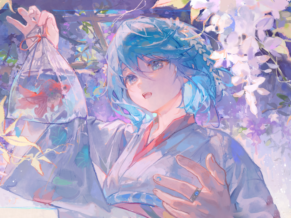 ảnh hoa tử đằng tím nhạt