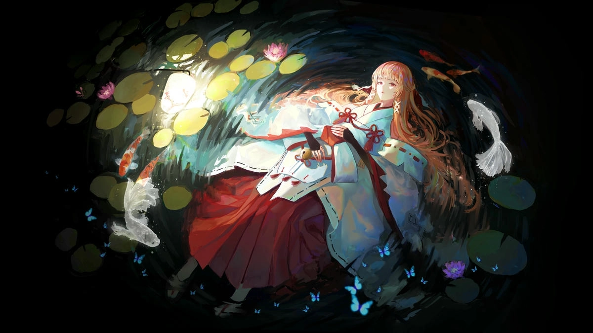 ảnh nền máy tính anime 8k cực kỳ đẹp