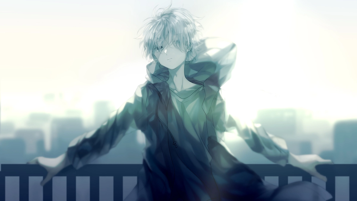 ảnh nền máy tính chính anime sáng rõ