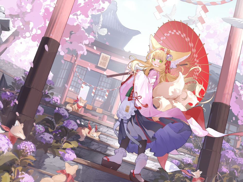 anime hoa cẩm tú cầu rực rỡ