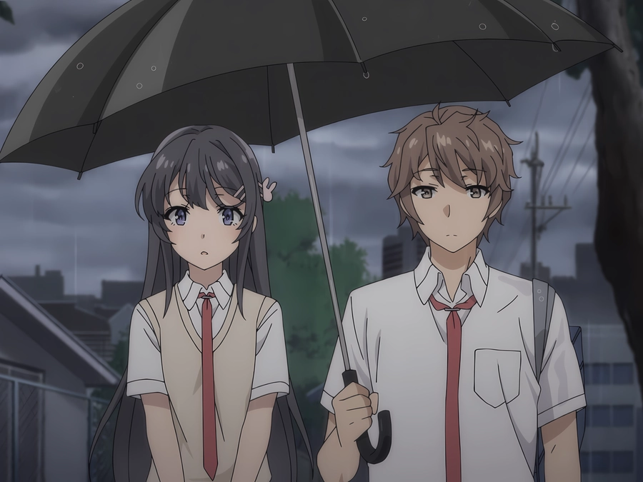 anime sakuta azusagawa đi học