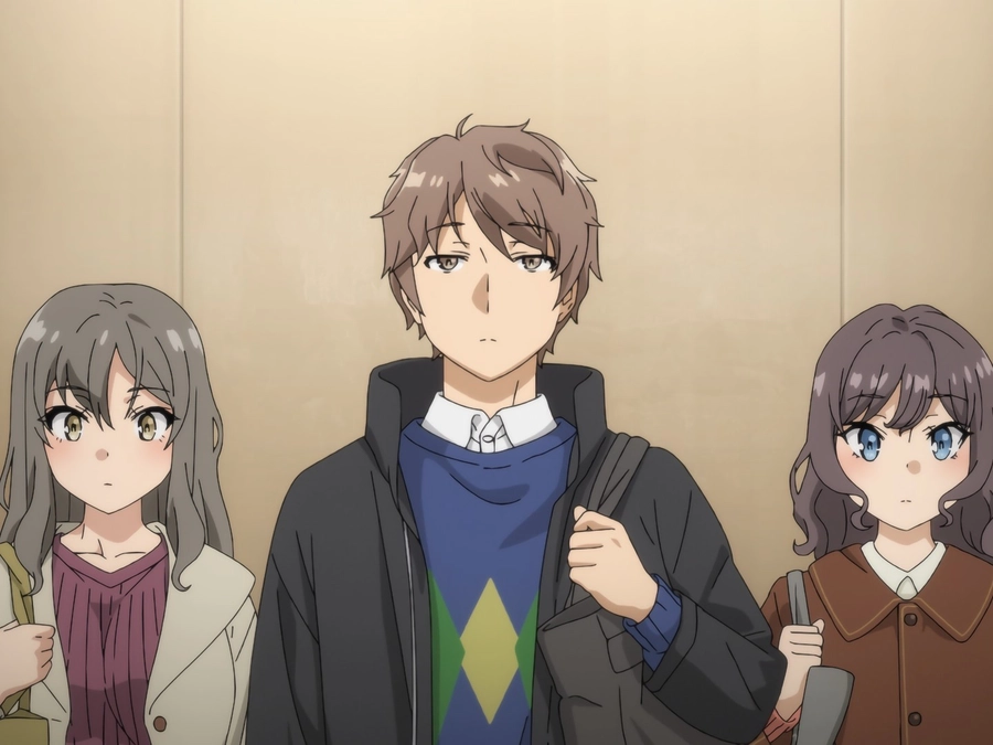 anime sakuta azusagawa trầm tư