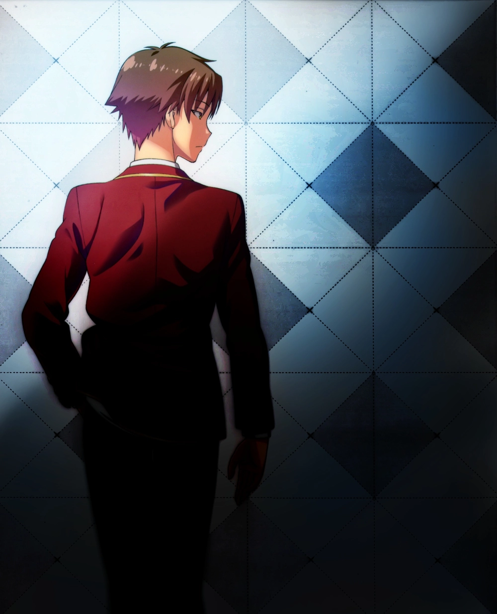 ayanokouji kiyotaka biểu cảm nghiêm túc