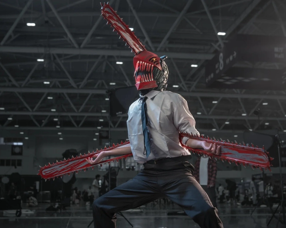 chainsaw man cosplay góc chụp đẹp