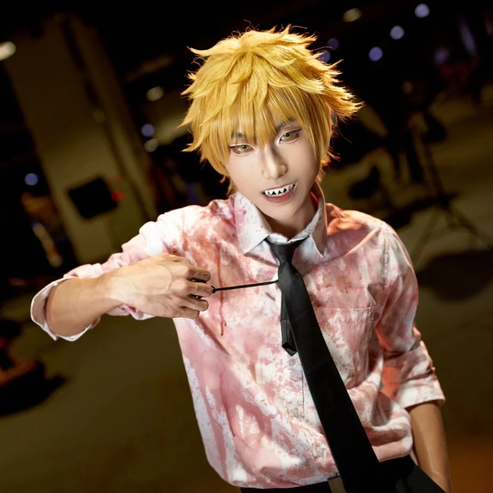 chainsaw man cosplay ngầu