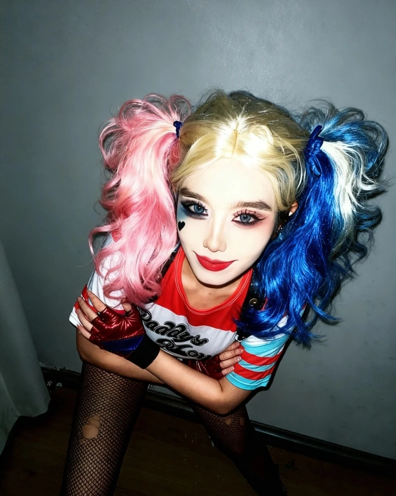 cosplay harley quinn sáng tạo