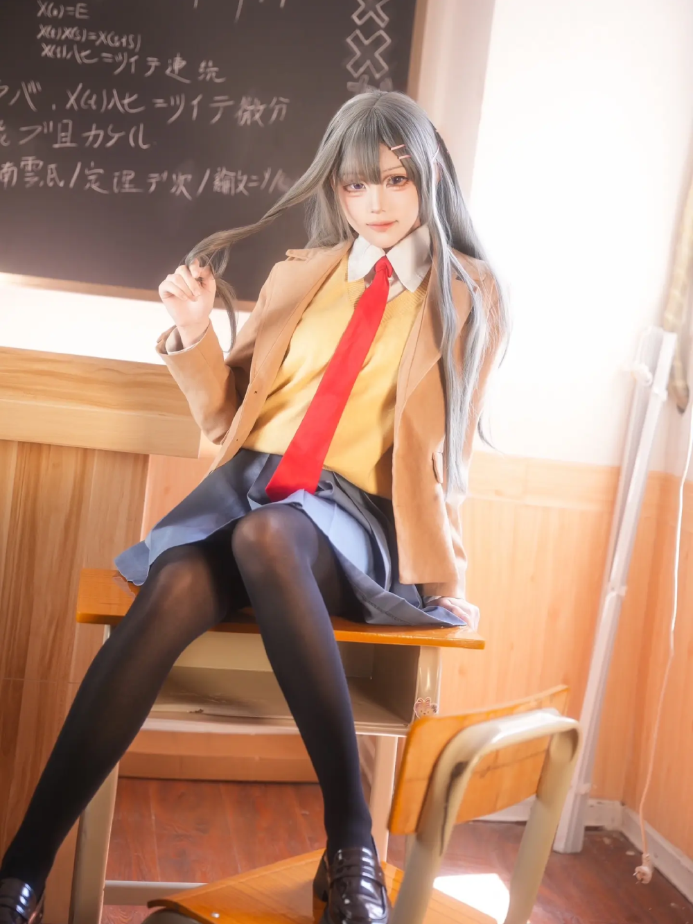 cosplay sakurajima mai tóc đen