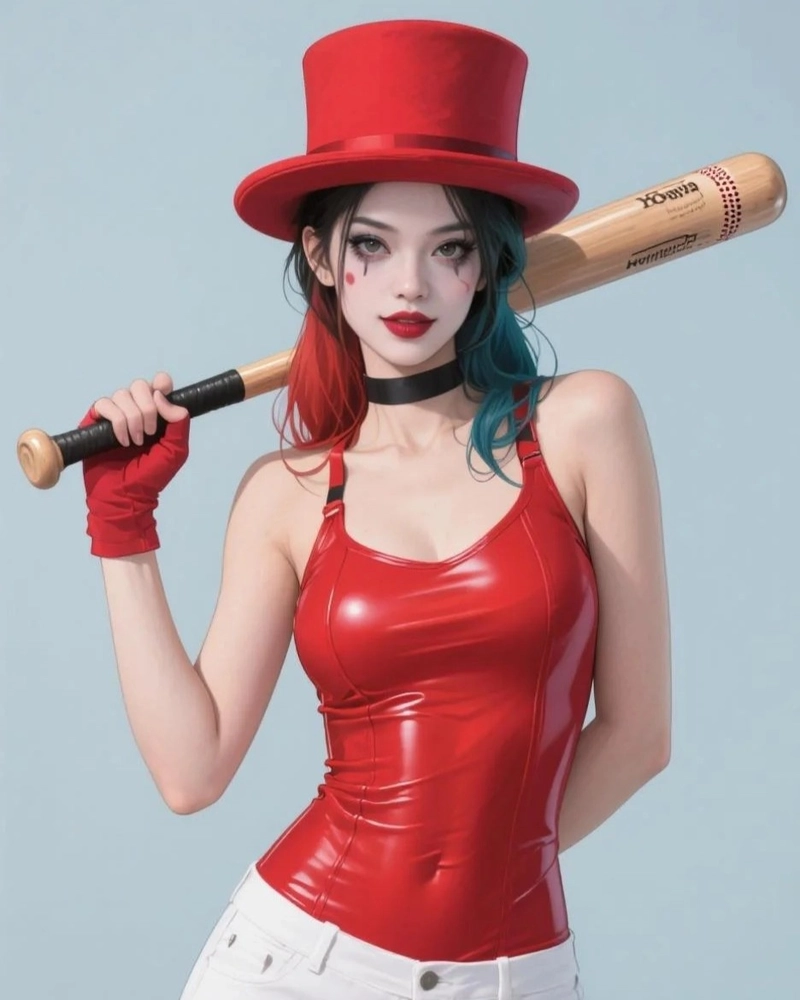 harley quinn cosplay cực ngầu