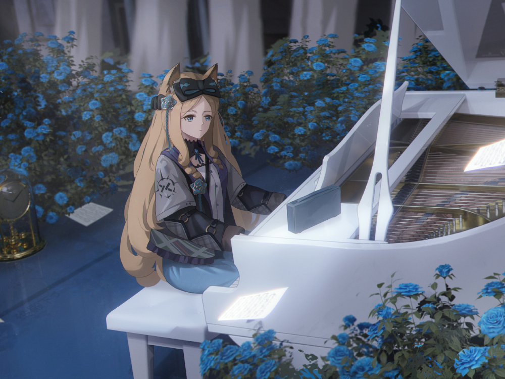 hoa hồng anime sáng tối