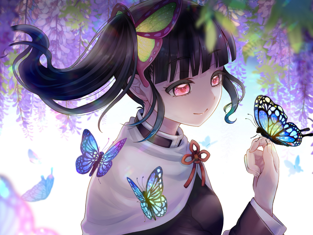 hoa tử đằng anime tím