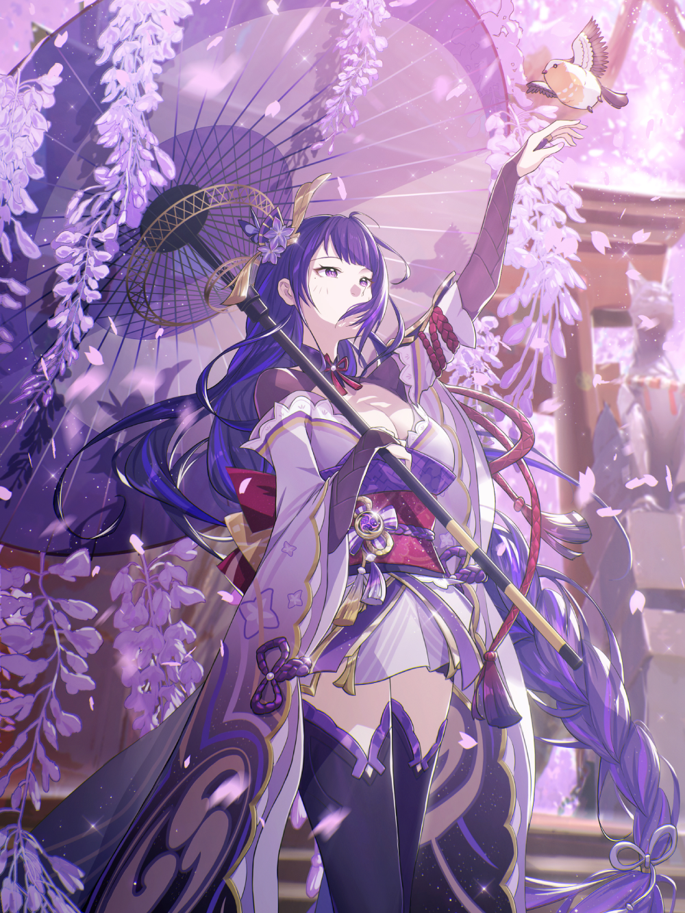 hoa tử đằng kimetsu huyền ảo