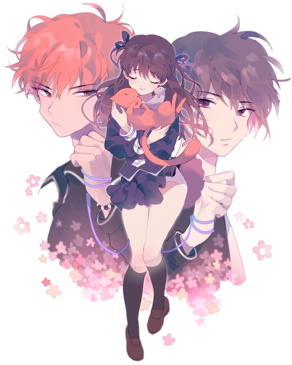 honda tohru mỉm cười