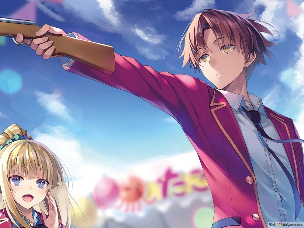 kiyotaka ayanokouji dáng ngồi