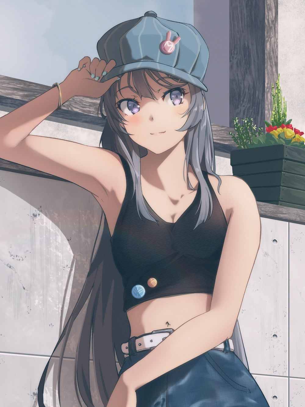 mai sakurajima dáng pose nữ tính