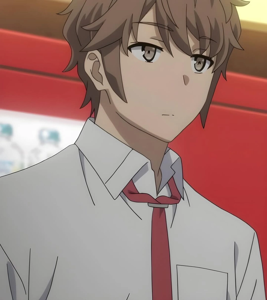 sakuta azusagawa đang nói chuyện