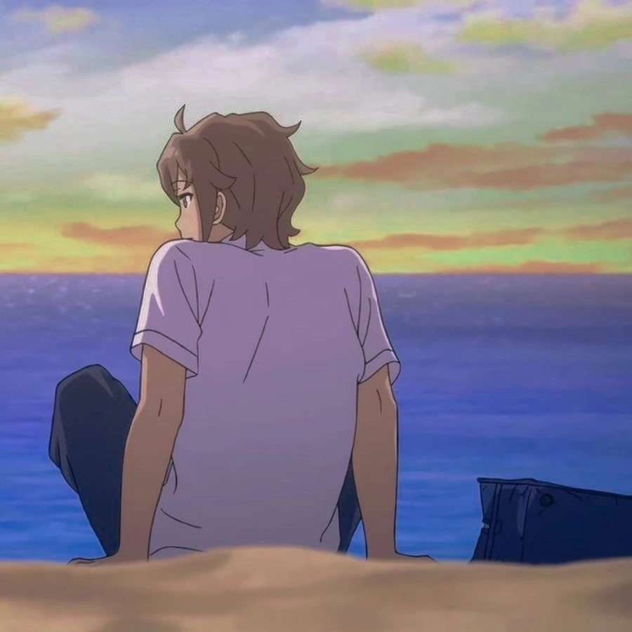 sakuta azusagawa nhìn xa xăm