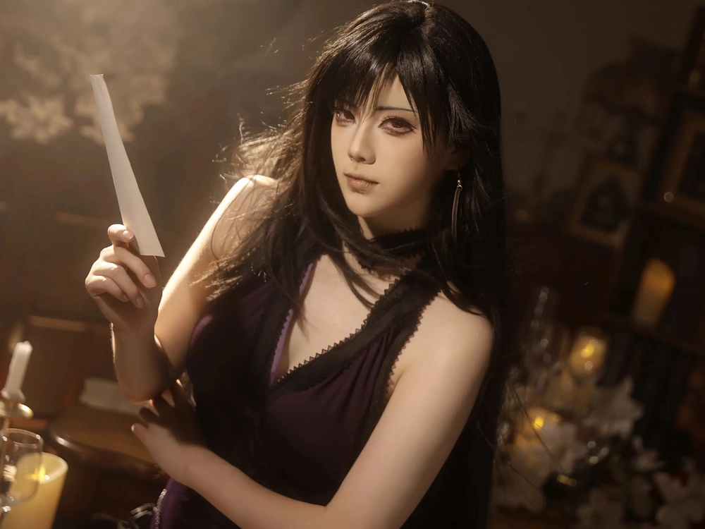 tifa cosplay wallpaper