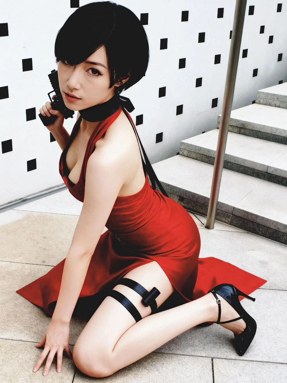 cosplay ada wong ánh sáng đẹp