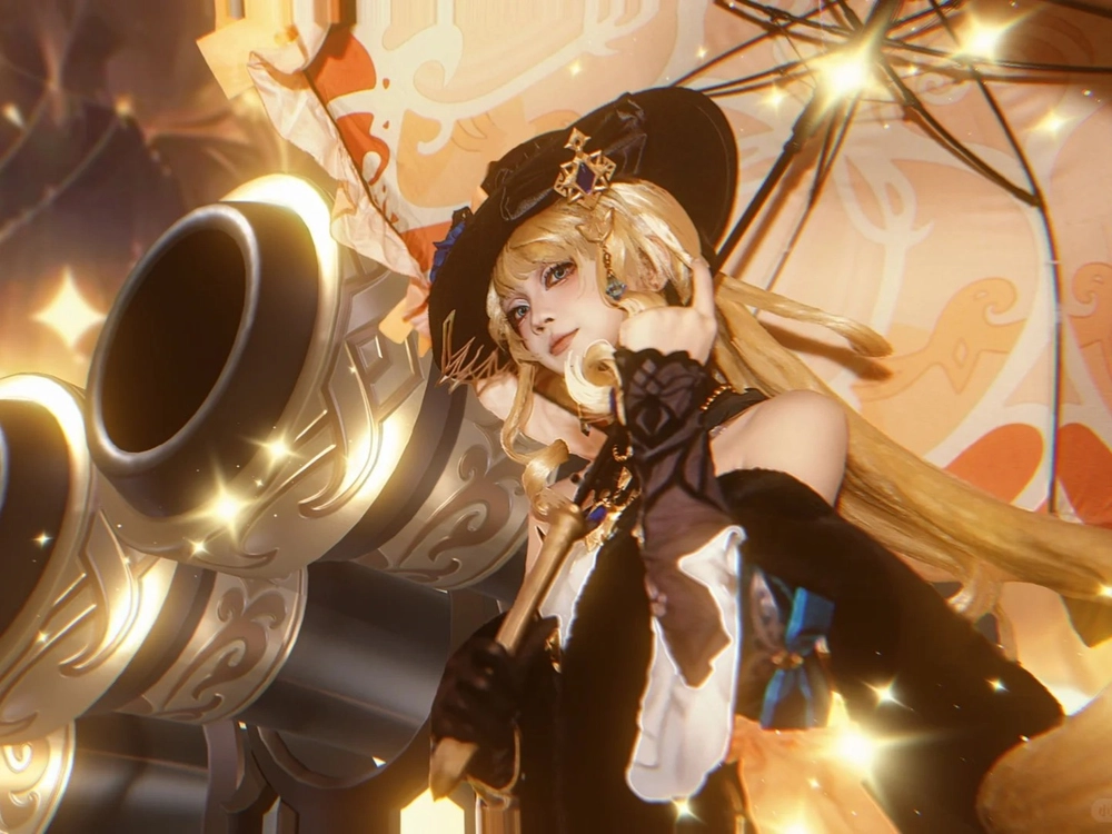 navia cosplay ngoại cảnh đẹp